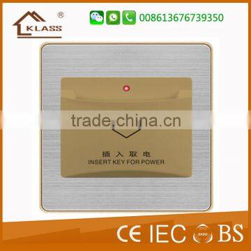 Hotel Card Switch electric power on off switch to gain power