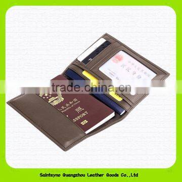New High Quality Women Men Passport Holder PU Leather Travel wallet Passport Cover cases 15211