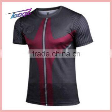 Colorful Heat Sublimation Printing T-shirt in China