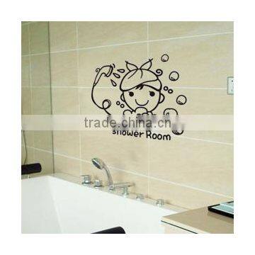 2016 new design waterproof bathroom sticker adhesive