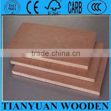 18*1220*2440mm okume marine plywood/solid core plywood/used as exterior plywood
