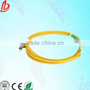 FC/APC-FC/APC Simplex Single Mode Yellow Boots Fiber Optical Patch Cord