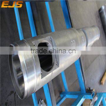 Weber 65mm PVC Plastic Profile Extruder Machine Conical Twin Screw Barrel