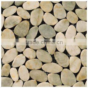 bathroom design mosaics, pebble mosaic tile, natural stone mosaic design(PMSG269)