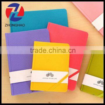 new arrived customized leather colorful craft blank hardcover notepad