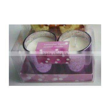 Decorative aroma soy wax candle