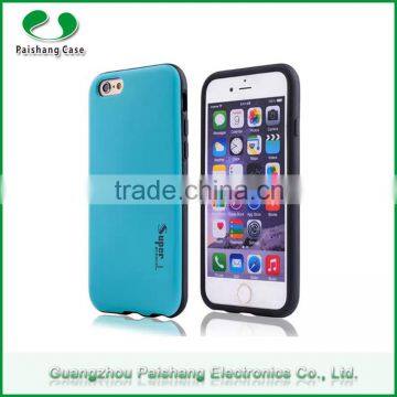 China Phone Case Supplies Shockproof Combo TPU PC 2 in 1 Dual Layer Combo Color Cases Covers for Apple iPhone 6s / 6