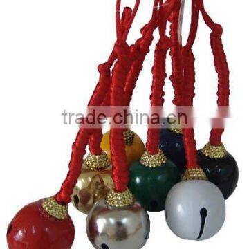 Jingle bell with red string A2-122-123 vary colors christmas bell(A136)