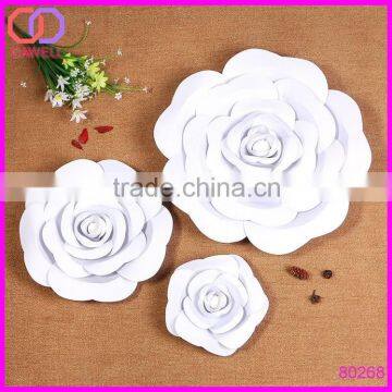 wholesale backdrop large rose giant paper flower for wedding wall decoration