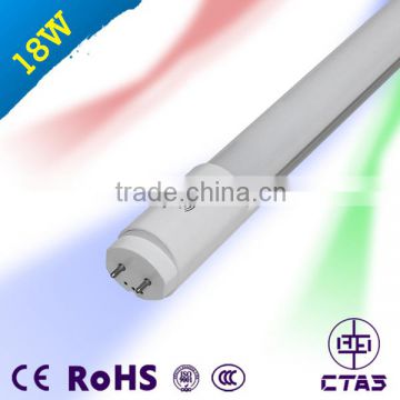 Widely use in parking lot microwave radar tube 18W 1.2m 100lm/w PF>0.9 CE RoHS motion sensor t8 led tube