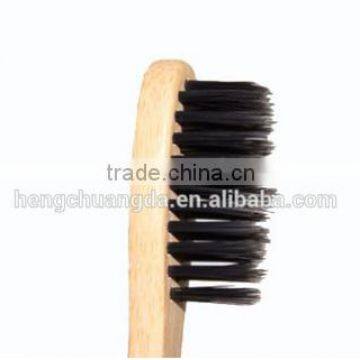 High Quality Colorful Charcoal Wholesale Wooden Bamboo Toothbrush photo-3