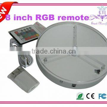 8 Inch Tall Wedding Centerpiece Vase Light Base/RGB Led Centerpiece Light for Wedding Party Decoration photo-2