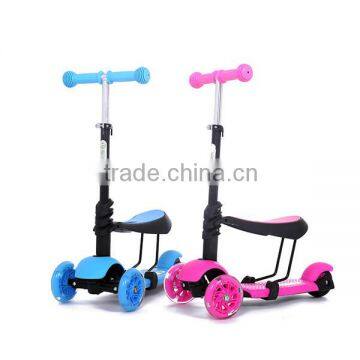 2015 Popular Kids Scooter /children Scooter With CE/mini Child Kids Pedal 3 Wheel Lighted Wheel Kick Scooter photo-5