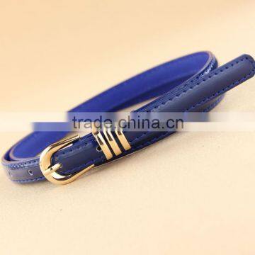new ultra- thin leather belt, new colors small decorative belt,waist chain belt wholesale