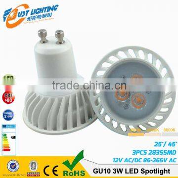 Ra80 600lm 220v 60 Beam Angle Gu10 7w Led Spotlight photo-2