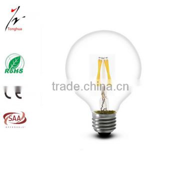 Edison Led Filament Bulb G80 Big Global light bulb with E27 Brass