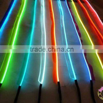 best-selling el wire with welt / EL wire with skirt in different colors