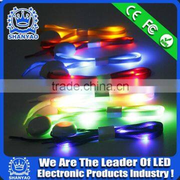 2016 Hot Selling LED Casual Shoes Lace For Sports Safety Usage