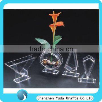 Elegant Clear Stylish Flower Plant Vase Holder Wedding Vase Acrylic
