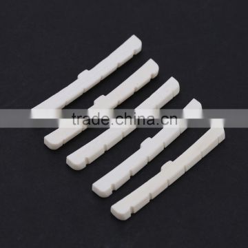 5pcs Electric Guitar Bone Slotted Replacement Upper Nut Saddle