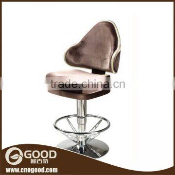 Luxury Casino Furniture Leather Swivel Bar Chair