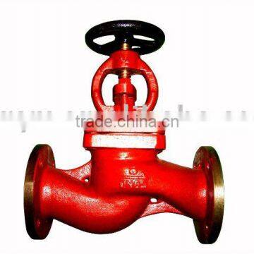 Flanged cast iron globe valve for water