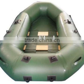 Inflatable Green Fishing Boat