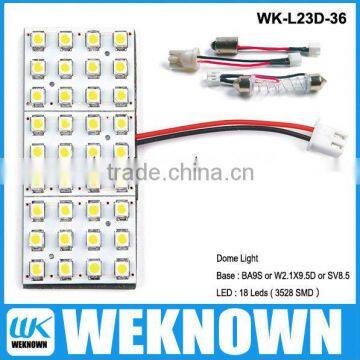 36LED 3528SMD &led super dome light BA9S &Car led light &car Dome light series & automotive dome light