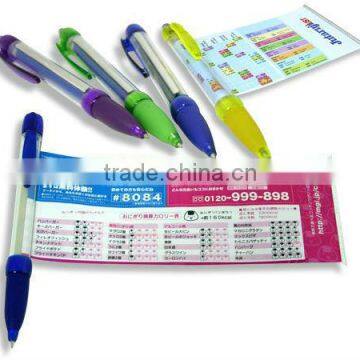 Promotional Pull Out Advertising Banner Pen/Flag pen