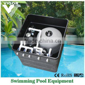 Factory (pk8010) China All In One Fiberglass Swimming Pool Suppliers