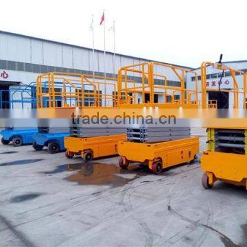 8m, 300kg Self Propelled Electric Lift Platform Scissor Lifter