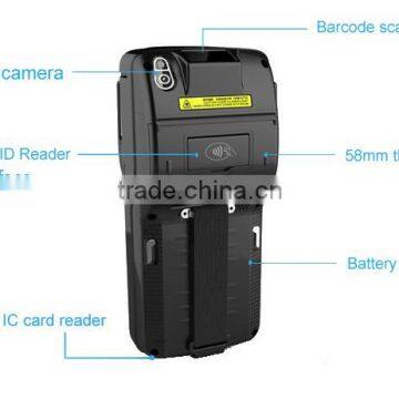 Android Handheld POS 1d 2d Barcode Scanner and Thermal Printer photo-4