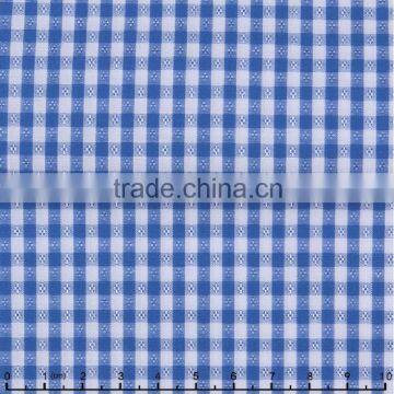 James Ready Fashion Gingham Check Blue Dobby Regular Soft Shirting Fabrics photo-2
