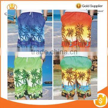 New Men's Summer Beach Shorts Tree Pattern Swimwear Fashion Shorts