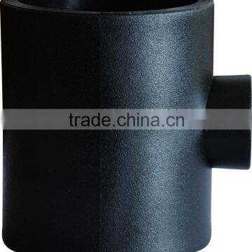 Socket reducing tee polyethylene pipe fittings