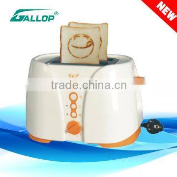 2016 Gallop Electric Pop-up 2 Slice fixed Logo plate Toaster JX-T2208