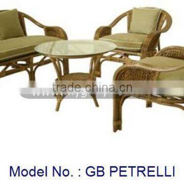 Rattan indoor furniture, Rattan Living room set