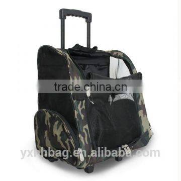 Summer wheeled bag for pet carrier