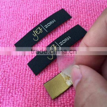 Neat Cutting Iron on Clothing Label,woven Label With Sticky Back
