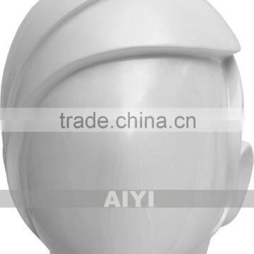 PP mannequin head with hair promotional hot sale