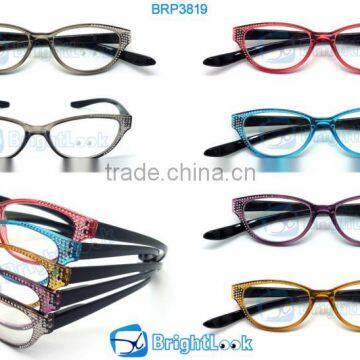 Cat Eye Plastic Reading Glasses With Long Temple/arms photo-1