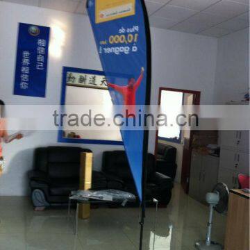 Custom Outdoor High Quality Dye Sublimation Printing Teardrop Flying Flag Banner Stand Display for Advertising photo-6