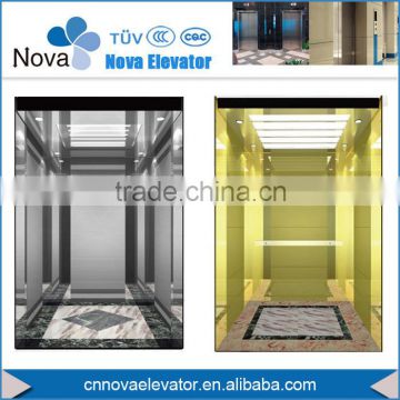 CE Approved double VVVF Small Machine Room & Machine Room less Passenger Elevator from China