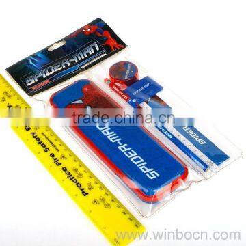Stationery set including pencil case,pencil ,ruler,pencil sharpener