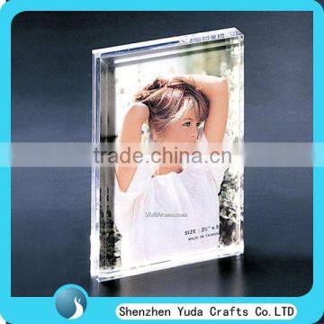 clear acrylic photo frame square tabletop picture frame block acrylic funny photo frame