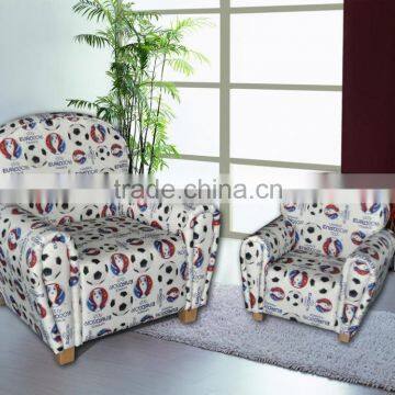 High quality one seat fabric cover living room sofa