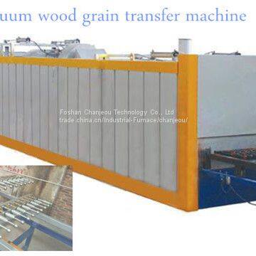 vacuum wood grain transfer machine for aluminum