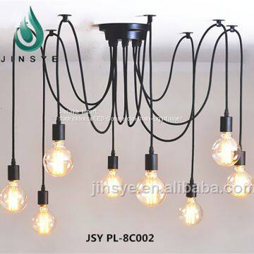 Restaurant chain multi spider lamps industrial lighting