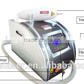 Unique design Q-switched nd yag tattoo removal machine with cheap price