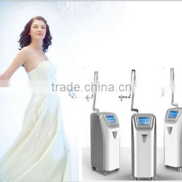 Treat Telangiectasis 40W USA RF Tube Stretch Mark Removal Fractional Laser CO2 / 2015 Painless Newest Design Rf Metal Tube Laser Equipment Fractional Co2 Lase Skin Regeneration Pigment Removal